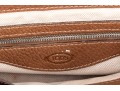 Tods Brown Pebbled Leather Top Handled Tote Bag