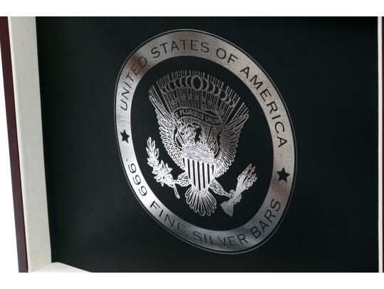 US Collection Of Twenty-five 10 Dwt. .999 Silver Ingots, 250 Dwt (Penny Weight)