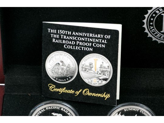 150th Anniversary Set Of Eight Silver Plated Ingots Commemorating