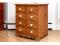 Antique Eight Drawer Apothecary Style Chest Of Drawers, 1 Of 2
