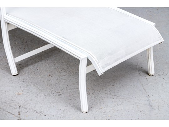 Pair Of Garden Chaise Lounges