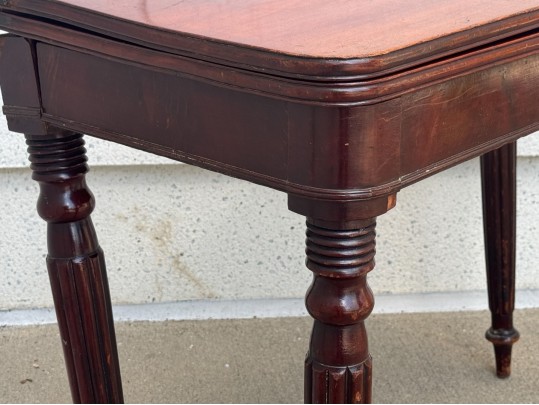 William IV Mahogany Games Table Ca. 1830-50 - For Repair