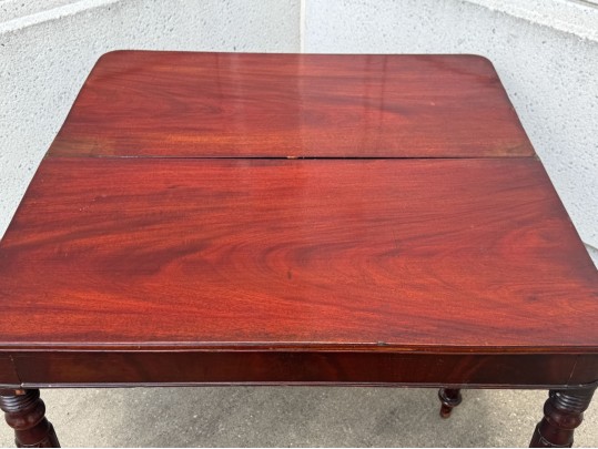 William IV Mahogany Games Table Ca. 1830-50 - For Repair