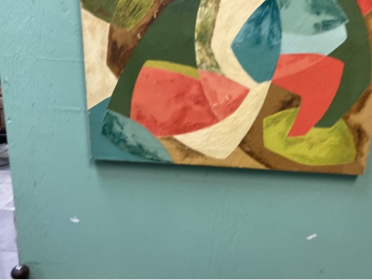 1970’s Mid Century Abstract Acrylic Painting