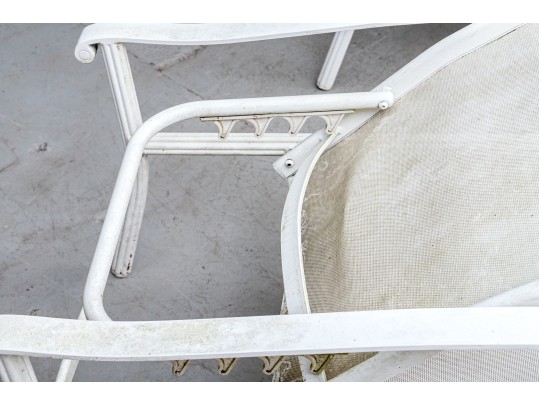 Pair Of Garden Chaise Lounges