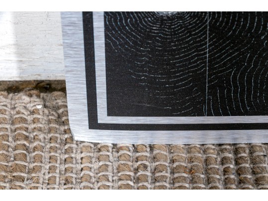 Etched Print On Metal, Antique Plan Of New York And Brooklyn