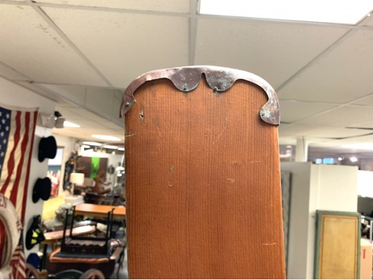 Pair Of Vintage Oars With Partial Label & Riggings