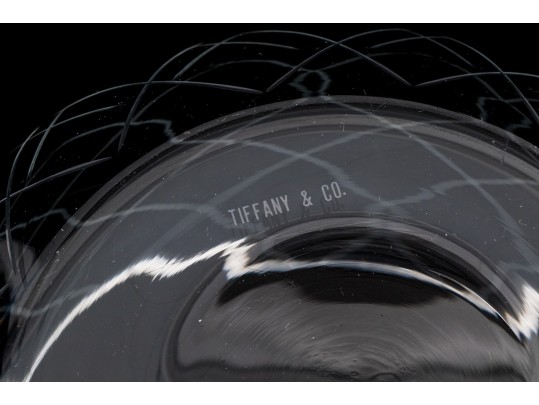 Two Tiffany & Co. Glass Serving Bowls