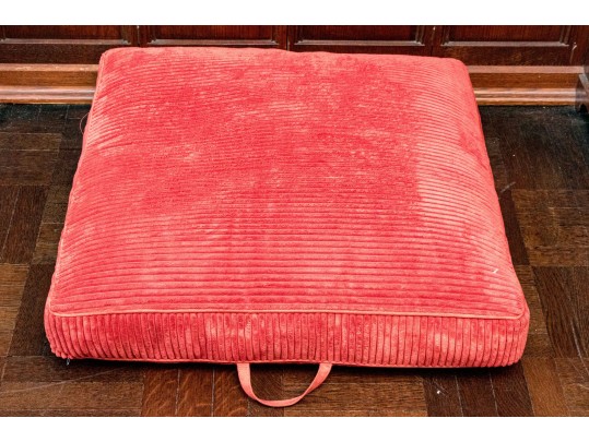 Quality Vintage Upholstered Floor Cushion
