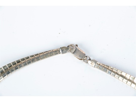 Sterling Silver Cleopatra Style Necklace