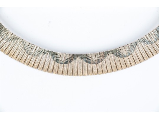 Sterling Silver Cleopatra Style Necklace