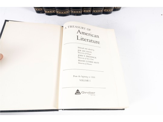 Grolier Incorperated 9 Vol. Hard Cover Book Set