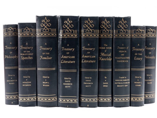 Grolier Incorperated 9 Vol. Hard Cover Book Set