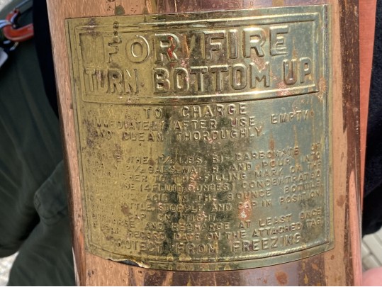 Antique Copper And Brass Keppler Bros. New York Fire Extiunguisher