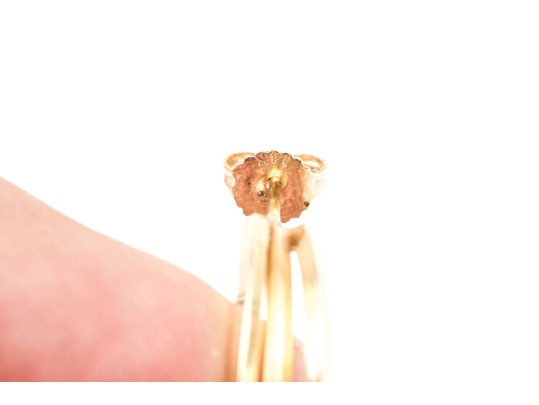 14k Yellow Gold Handsome Triple Row 