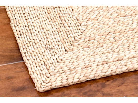 Group Of Six Woven Natural Fiber Place Settings