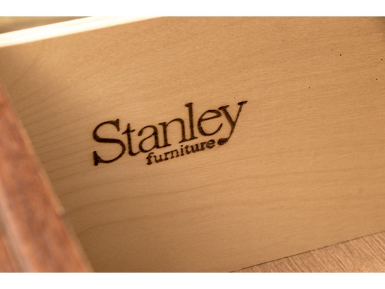 Stanley Furniture Long Dresser In An Oak Veneer