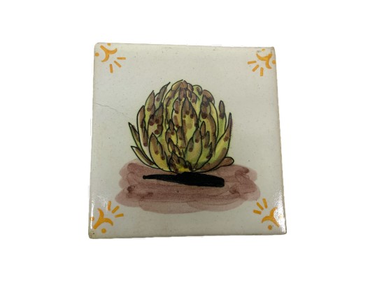 Group Of 7 Vintage Hand Painted Sant’ Anna Tiles