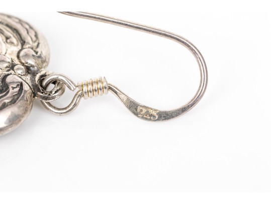 Sterling Silver Collection Of Heart Motif Jewelry Pieces