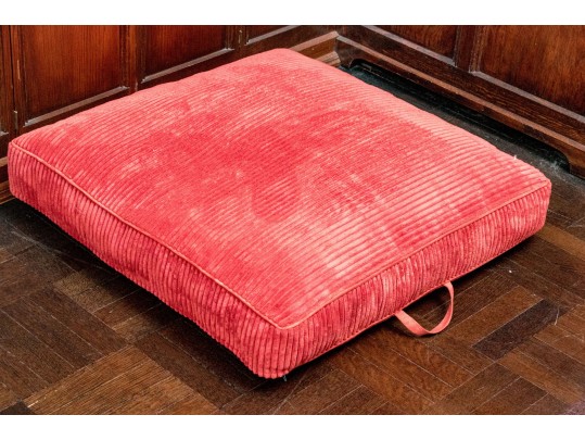 Quality Vintage Upholstered Floor Cushion