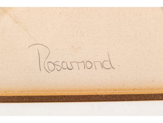 Christine Rosamond (American, 1947-1994) Signed Ltd. Ed. Lithograph, Fashionable Lady