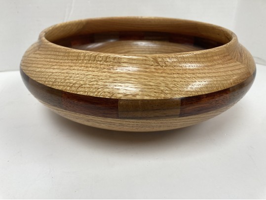 Exceptional Signed Mixed Wood Bowl New Mexico