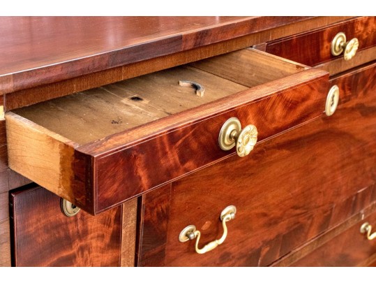 American Late Federal Butlers Secretary Cabinet, Ca. 1810-25