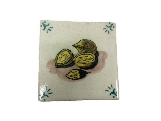 Group Of 7 Vintage Hand Painted Sant’ Anna Tiles