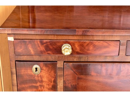 American Late Federal Butlers Secretary Cabinet, Ca. 1810-25