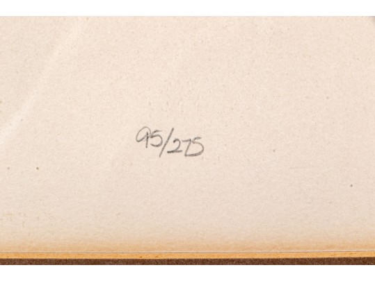 Christine Rosamond (American, 1947-1994) Signed Ltd. Ed. Lithograph, Fashionable Lady