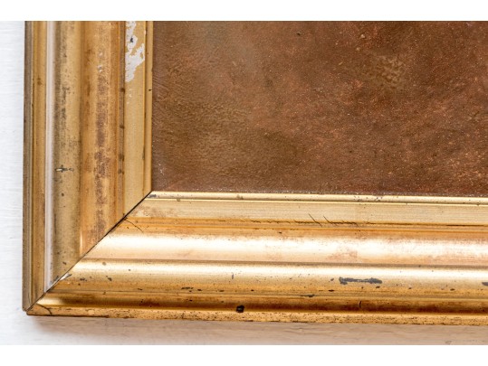 Oil On Board, Grape Clusters On Vine