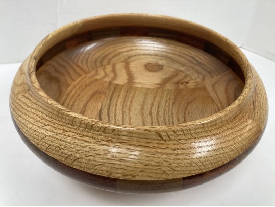 Exceptional Signed Mixed Wood Bowl New Mexico