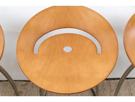 Set Of Four Sigurdur Thorsteinsson Design Italia Magis Bar Stools- Lyra Model 