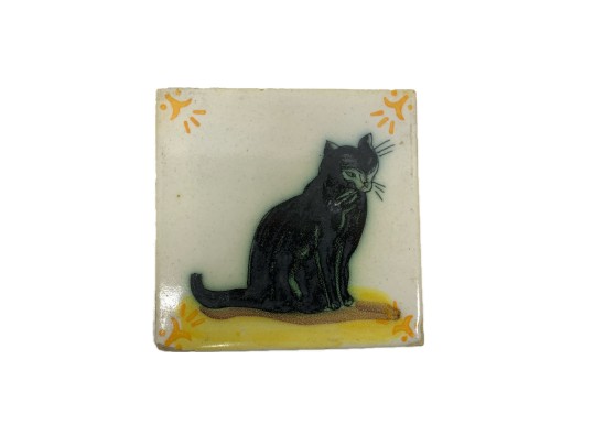 Group Of 7 Vintage Hand Painted Sant’ Anna Tiles