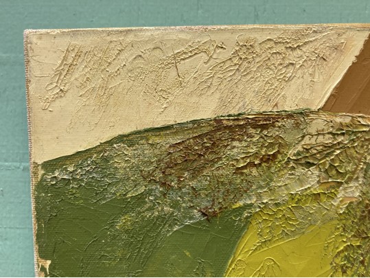 1970’s Mid Century Abstract Acrylic Painting