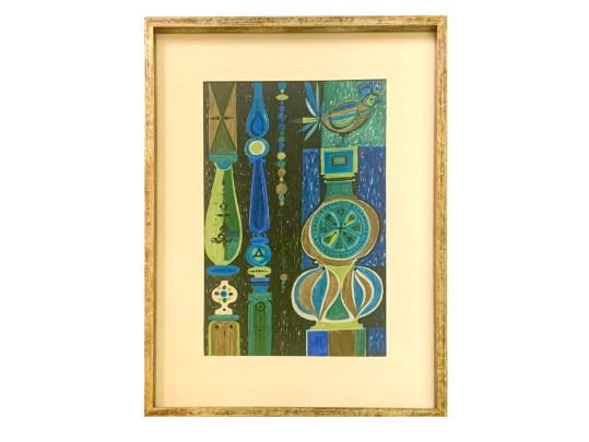 Signed Original Mid Century Framed Work