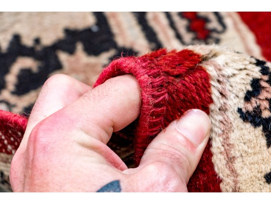 Hand-knotted Wool Carpet, 7'-3 1/2