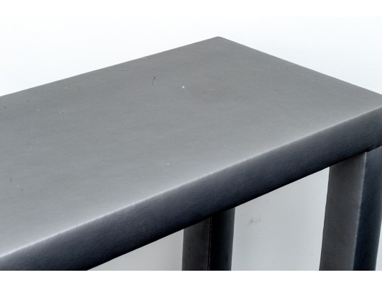 Custom Vinyl Wrapped Console Table