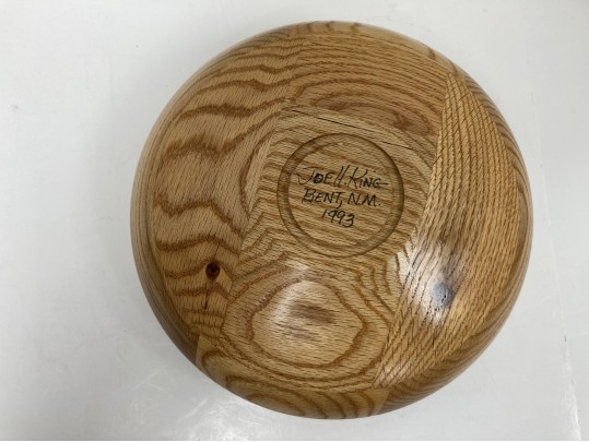 Exceptional Signed Mixed Wood Bowl New Mexico