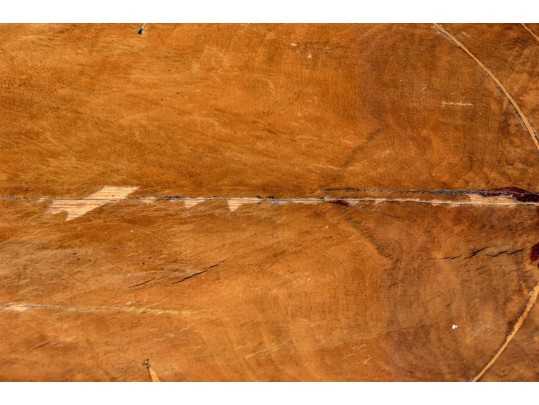 Antique English Inlaid Oval Table