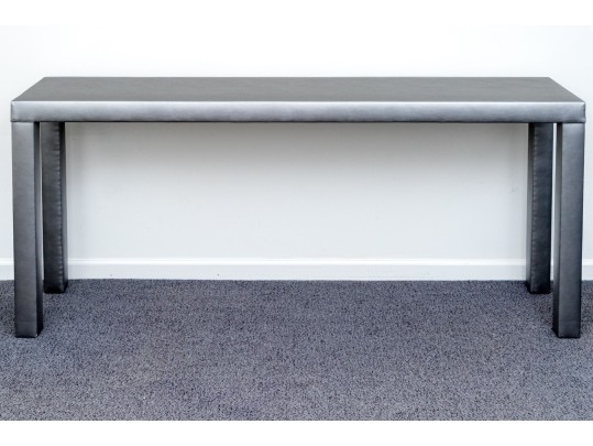 Custom Vinyl Wrapped Console Table