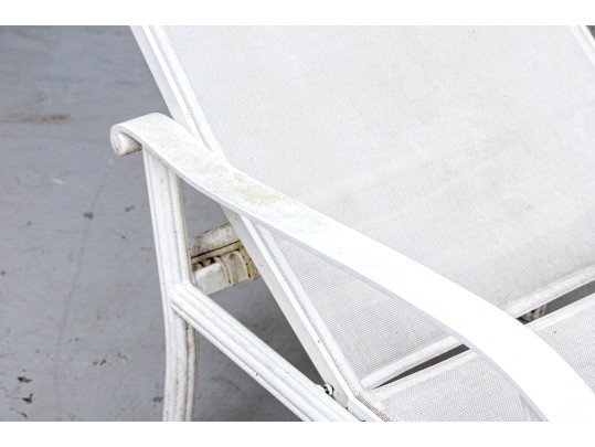 Pair Of Garden Chaise Lounges