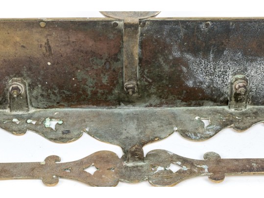 Antique Polished Brass Trivit Fire Fender