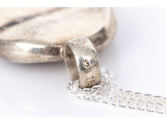 Collection Of Sterling Silver Contemporary Pendants, On Chains