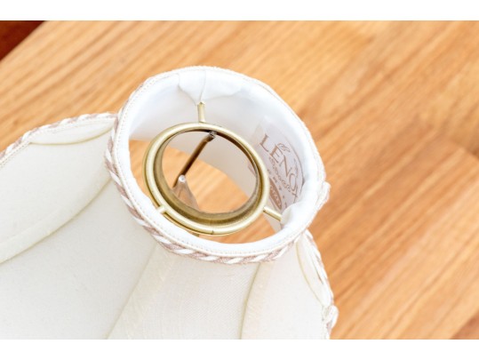 Lenox By Quoizel Brass And Ceramic Chandelier