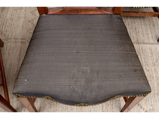 Set Of Eight American Federal Dining Chairs, Ca. 1800-1820 Hartford CT