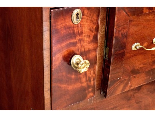 American Late Federal Butlers Secretary Cabinet, Ca. 1810-25