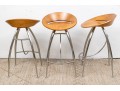 Set Of Four Sigurdur Thorsteinsson Design Italia Magis Bar Stools- Lyra Model 