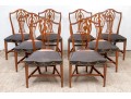 Set Of Eight American Federal Dining Chairs, Ca. 1800-1820 Hartford CT