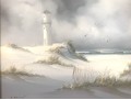 C. Redon Lighthouse Oil On Canvas